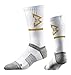 Strideline Beastmode Premium Athletic Crew Socks, White, One Size