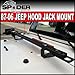 AUXMARAT for Jeep Wrangler 87-06 Yj & Tj Locking Hood Hinge High Lift Farm Jack Mount