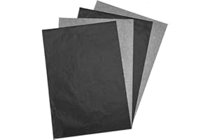 Pack of 25pcs Carbon Paper Graphite Paper Premium Carbon Paper Office Stationery for Transfer Tracing Paper Painting Clothing