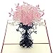 [Summer Clearance Sale Day 2016 Greeting Cards]3D Pop Up I Love Mom Handmade Luck Best Wish Greeting Card Kirigami Paper Craft (Flower)