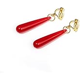 Earrings for Frieren Cosplay - Red Drop Earrings Merch Costume Jewelry Accessories - Halloween Party Gift Stuff (A)