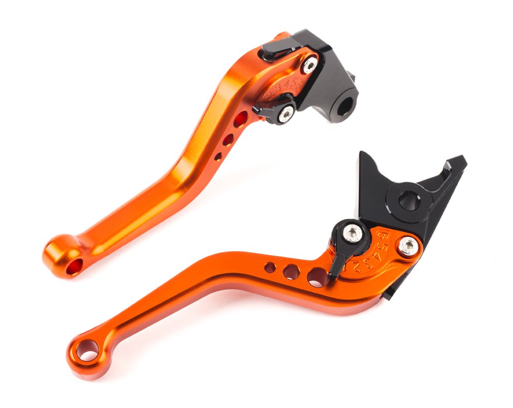Motorcycle Short Brake Clutch Levers Adjustable Aluminum CNC for HONDA CBR 600 F2,F3,F4,F4i CBR900RR CB599/CB600 HORNET CB919 VTX1300 NC700 S/X One Pair (F18/H626) SPL028
