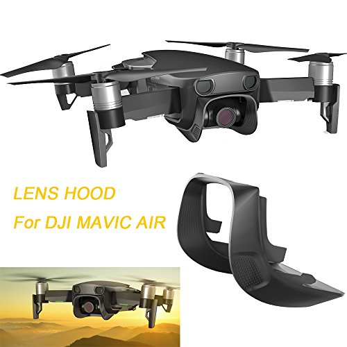 ️PGY Gimbal Lens Hood Protector Sun Shade Glare Shield for DJI Mavic Air Drone (Black)