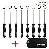 Paxcoo 8 Pcs Carburetor Adjusting Tool Kit with Carrying Case for Common 2 Cycle Carburator Engine