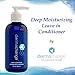 Deep Moisturizing Leave In Conditioner for Hair and Body - with Aloe Vera, Coconut and Tea Tree Oil - Natural Skin Cream Moisturizer - Curly, Frizzy, Dry and Damage Hair Treatment - Sulfate Free (8oz)
