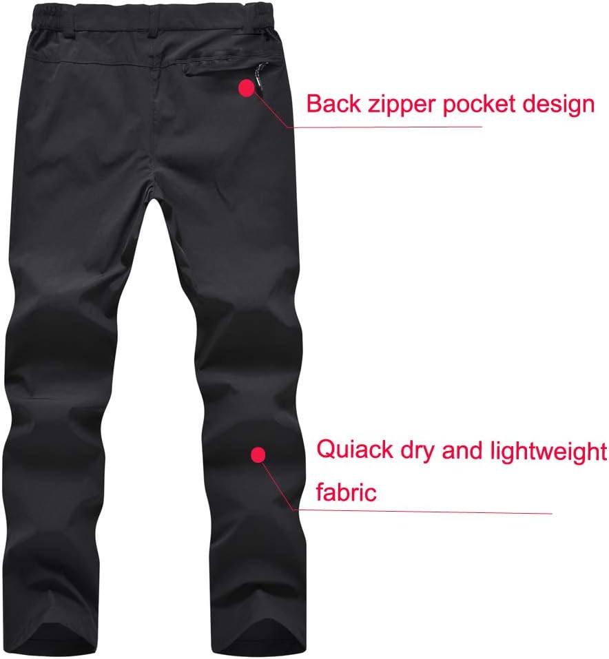 Gopune Women's Outdoor Hiking Pants Lightweight Quick Dry Water Resistant Mountain Trouser : Sports & Outdoors