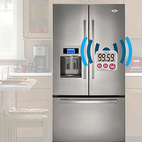 image for Hekisn Best Digital Kitchen Timer, Digital Stainless Steel Cooking Tim