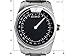 DETOMASO CLASSIC MAN One Revolution in 24 Hours Mens Quartz Watch with Stainless Steel Casing (Silver/Black)