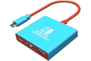 Switch Docking Station for Nintendo,Switch Dock Adapter Compatible Nintendo Switch OLED/Steam Deck Support 4K1080P Switch TV 