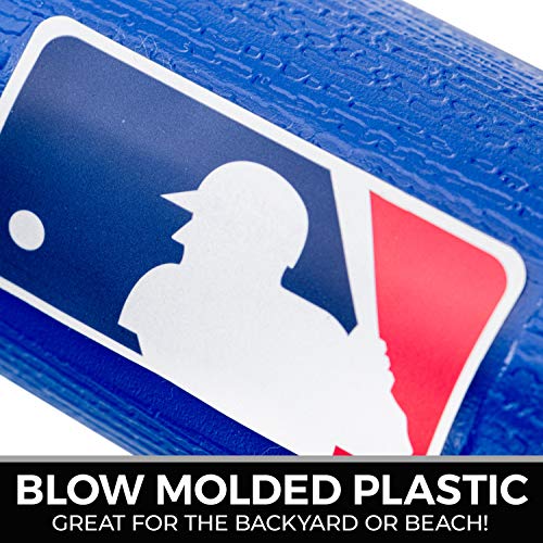 Franklin Sports Plastic Baseball Bat + Ball Set MLB Kids Plastic Bats