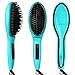 Gisala Metal Ceramic Heater Hair Straightening Brush,Auto Lock,Anti Scald,Zero Damage,Adjustable Temperature,Instant Heat Up Professional Hair Straightener(Cyan) by Gisala