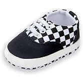 Clowora Unsex Baby Boys Girls Canvas First Walkers Shoes,Infant Non Slip Soft Sole Toddler Flat Lazy Loafers Sneaker