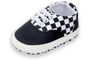 Clowora Unsex Baby Boys Girls Canvas First Walkers Shoes,Infant Non Slip Soft Sole Toddler Flat Lazy Loafers Sneaker