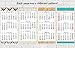 2020 Wall Calendar (Runs from November 2019 through January 2021), 3 month view, 13