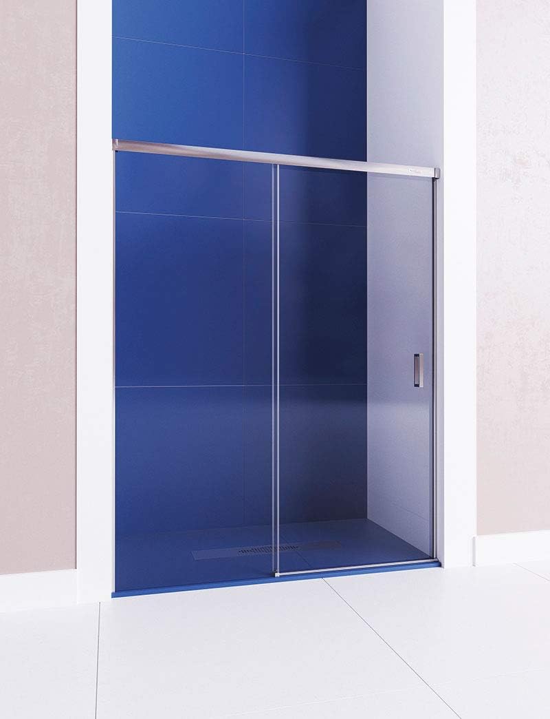 Cosmos Model - Kennel Shower Screen - 1 Fixed Panel and 1 Sliding Door - 6 mm Glass with Anti-Limescale Included