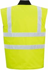 Portwest Hi-Vis Reversible Bodywarmer Yellow L S469YERL EN ISO 20471 CE view 2