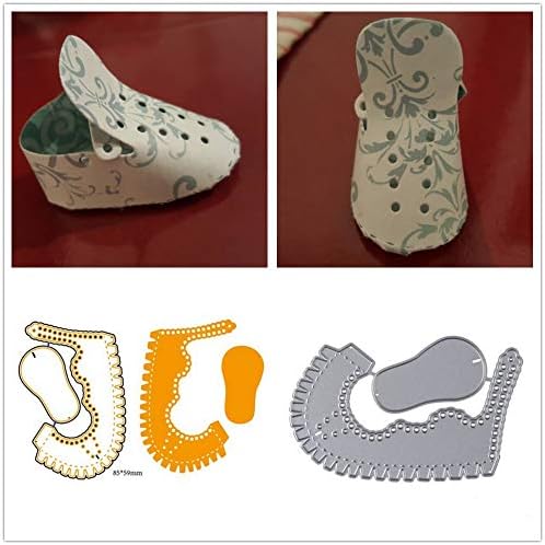 8559mm Baby Shoes Metal Steel Shoes Cutting Dies Stencil for DIY Scrapbooking Album Paper Greeting Card Photo Decorative Craft