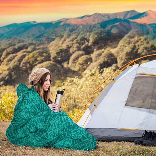 HiHiker Camping Sleeping Bag + Travel Pillow Compression Sack