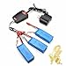 E-wonderful 3pcs 7.4V 2500mAh Upgraded Battery Banana plug + Charger For Syma X8C X8W X8G RC Quadcopter