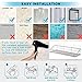KESOL Adhesive Shower Caddy Shower Shelf Organizer for Bathroom Organization with Hooks, SUS304 Stainless Steel, 2 Pack (Silver)
