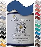 Renaissance Chalk Furniture Paint Qt - Non Toxic, Eco-Friendly, Superior Coverage - Ultramarine (32oz)