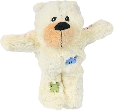 Amazon ペットおもちゃ 音の出るおもちゃ クマのデザイン 犬噛むおもちゃ ぬいぐるみ 犬 猫 遊び 訓練 全3色 白 B Blesiya 音の出るおもちゃ 通販