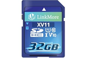 LinkMore XV11 SDHC Card 32GB Compatible with Camera, PC, UHS-I, U1, V10, Class 10, Read Speed Up to 95 MB/s,Write Speed Up to
