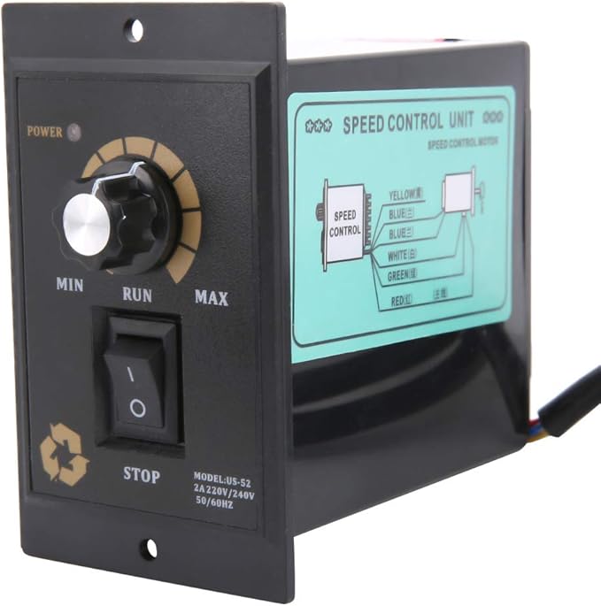 AC 220V Single Phase AC Motor Speed Controller Electric Motor Speed