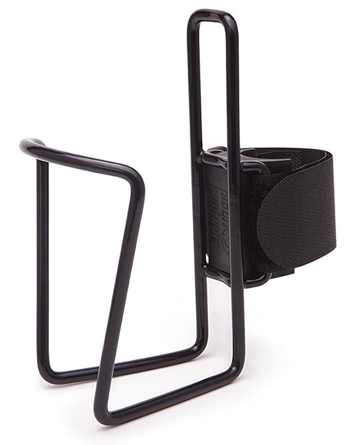 Klean Kanteen Coated Steel Quick Cage Flaschenhalter Fahrrad, Schwarz, One Size