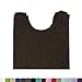 MAYSHINE Around Toilet Area Rug | Soft Non-Slip Bathroom Mat, Absorbent Microfiber, Machine Washable | Alfombra de Baño para Inodoro, Antideslizante y Lavable | Luxury Mat | 24