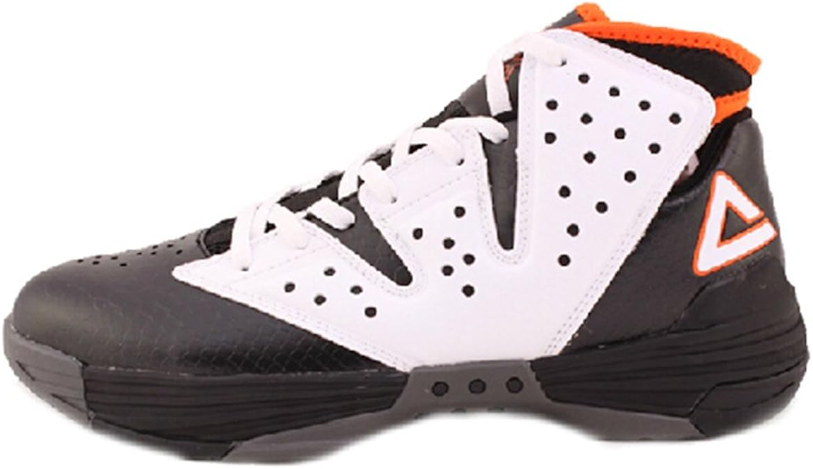 Peak Men's Professional Monster II Basketball Shoes Black/White Size