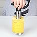 Pineapple Corer Slicer Peeler (Stainless-Steel) - 3 in 1 tool - by Utopia Kitchen
