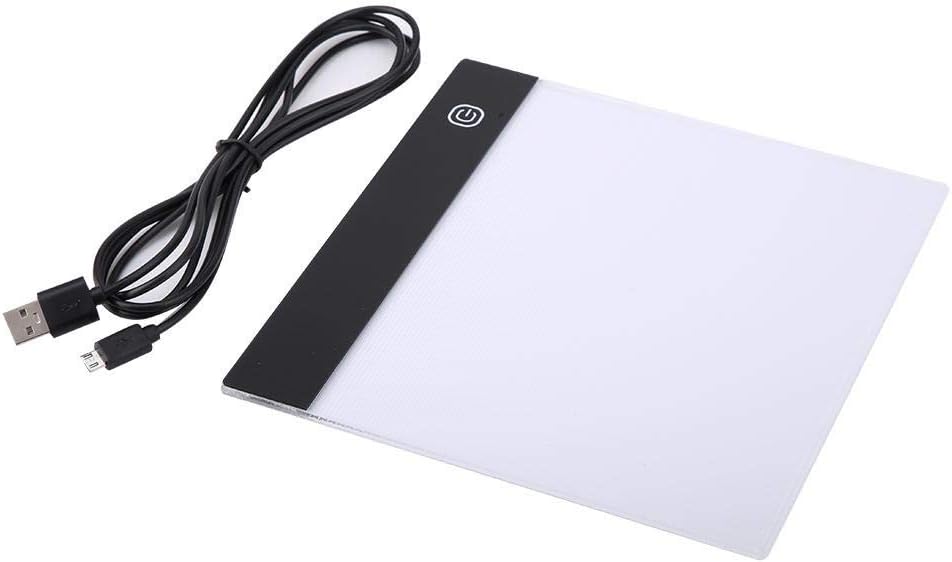 Eastbuy A5 Light Box - LED Tracing Light Box Board A5 Art Drawing Copy Pad Table+ USB Cable