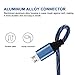 Micro USB Cables, Cablex 3 Pack 6FT Braided High Speed USB 2.0 A Male to Micro B Charging Cord Universal for Android Smartphones, Tablets, MP3 and More Navy Blue