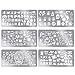 6 Pieces Halloween Nail Stamping Plate Nail Stamping Templates Halloween Nails Skull Ghost Bat Spiderweb Pattern Nail Plates for DIY Nails Art Decoration (Halloween Style)