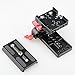 CAMVATE Quick Release Mount Base QR Plate for Manfrotto 501/504/ 577/701 Tripod Standard Accessory(Red)