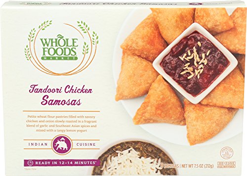 Whole Foods Market, Tandoori Chicken Samosa, 7.5 oz, (Frozen)