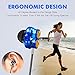 Wired Earbuds In Ear Heaphones with Microphone, Corded Stereo Earphones with Dual Driver,Bass &HiFi Audio, Sweatproof Phone Earbuds for Apple iPhone Samsung Android