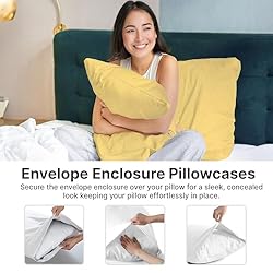King Pillow Cases Set of 2 - Soft, Hotel Quality