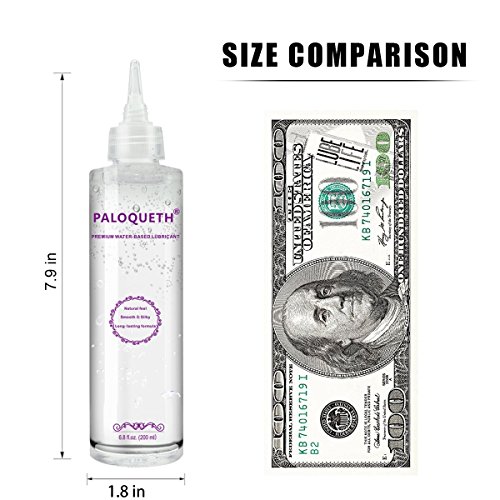 Water Based Lubricant for Women Vagina Dryness Male Silicone Toys, PALOQUETH Personal Lubricant for Sensitive Skin Paraben-Free Hypoallergenic 6.8oz - Thumbnail 4