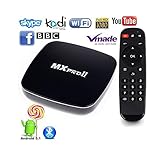 MXPRO II Android TV Box Android 5.1 Lollipop 4K 2K Supports H.265 1080P HD Media Player 3D Set Top Box Amlogic S905 1G/8G Wifi Bluetooth
