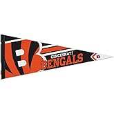NFL 14500115 Cincinnati Bengals Premium Pennant, 12" X 30"