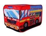 POCO DIVO Fire Engine Truck Pop-up Play Tent Kids Pretend Vehicle