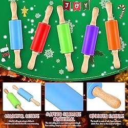 20 Pcs Small Rolling Pin Kids 9 Inch Mini Rolling