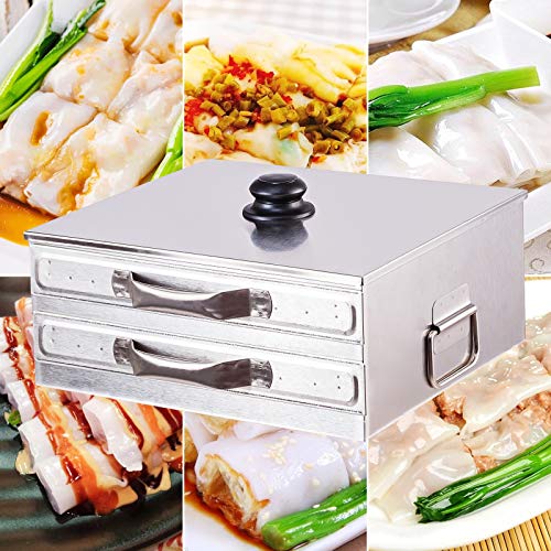 Chinese Rice Noodle Roll Food Steamer, Cantonese Rice Noodle Rolls