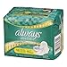 Always Ultra Thin Unscented Pads with Wings, Regular, 18 Count