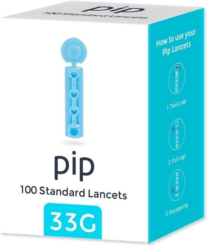 Pip Standard Lancets (Universal Fit) 100 Pieces Health
