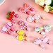 Aneco 16 Pairs Jewelry Clip on Earrings Girls Play Earrings Princess Earring Dress up Accessories for Party Favor Packed in 2 Clear Boxes