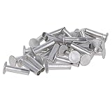 Yinpecly 200PCS Round Flat Head Rivet 0.71" x