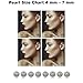 D'AMA Sterling Silver Stud Earrings, Button Freshwater Cultured Pearls AAA Quality (7.0-7.5mm)